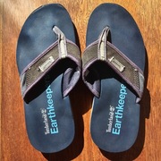 Klapki japonki męskie Timberland, niebieskie