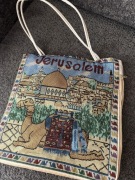 Torba Vtg Jerusalem Tapestry Tote bag, wielbłąd, Izrael, etniczny wzór