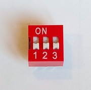 DIP switch 3 pozycyjny, do druku