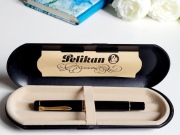 Pióro wieczne Pelikan M250 Old Style WGermany 14C585 BB złota stalówka etui