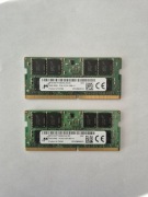 16GB = 2 x 8GB DDR4 Micron PC4-2133P RAM laptop