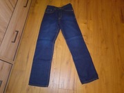 Spodnie męskie dżinsowe dżins Jeans denim 30/34 80cm dł 110cm bawełna