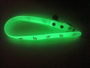 Obroża dla psa kota świecąca w ciemności 28cm z zapinką