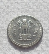 Indie Republika 50 nowych pajs 1960 KM# 55 Mennica Bombaj Ładny stan