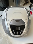 Radio CD boombox Watson – przenośny odtwarzacz CD, radio FM