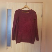 Sweter F&F 36 bordowy