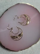 Stare złote kolczyki 585