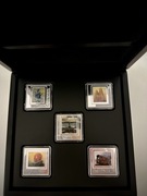 Zestaw monet Zdzisław Beksiński - komplet 5 sztuk wraz z pudełkiem