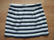 WÓJCIK BIAŁO-SZARO-CZARNA SPÓDNICZKA ROZMIAR 128