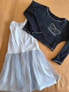 Sukienka Mała Mi, 2 elementy, rozmiar 134-140