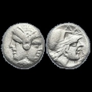 moneta Rzymska - Grecka MYSIA.LAMPSAKOS  350-300 p.n.e 