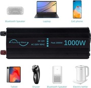 Przetwornica 12-230 czysta fala sinus 1000W/2000W