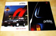 2 prospekty Kia Pride i Pride Akcesoria 1995