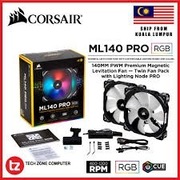 Wentylator komputerowy 140mm  Corsair ML140 PRO RGB Twin Fan Pack
