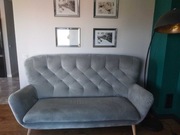 Sofa Pirjo 3S szara - Black Red White