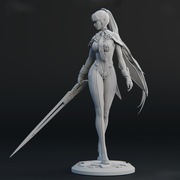 Figurka druk 3D żywica " Eve - Stellar Blade - F126 "- 120 mm