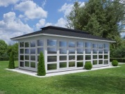 DOMEK 4x4 ALTANA 4x4 altana szklana 5x5 domek 3x3 MDN10B