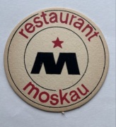 Podstawka „wafel” pod piwo restauracja Moskau