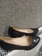 Buty na obcasie szpilki 40 Filippo błyszczące imprezy