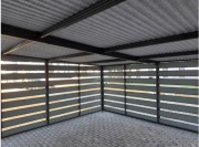 Wiata śmietnikowa panelowa 5m x 5m osłona, schowek