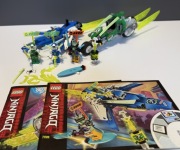 LEGO Ninjago 71709 Wyścigówki Jaya i Lloyda, komplet z instrukcją
