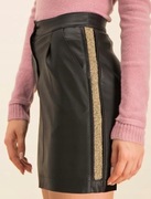 PATRIZIA PEPE SPÓDNICA SKÓRZANA - EKO SKÓRA 40 L (IT44) SPÓDNICZKA MINI
