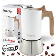 BIEDER WŁOSKI EKSPRES DO KAWY ESPRESSO ZE STALI DO KUCHENEK INDUKCYJNYCH