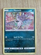 Alolan Meowth (LOT 118) - Lost Thunder holo