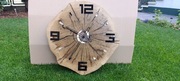 Zegar duży 64 cm lite drewno
