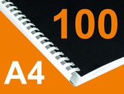 Podręcznik ksero A4 mono do 100 stron + bindowanie