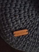 Torebka niebieska okrągła 