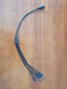 ROZGAŁĘZIACZ ZASILANIA DO 4 KAMER ROZGAŁĘŹNIK DC 12V