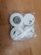 Higrometr (wilgotnościomierz) termometr, elektroniczny okrągły 2w1 - 4 szt