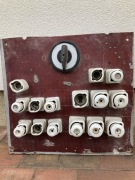 TABLICA ELEKTRYCZNA STARA PRL