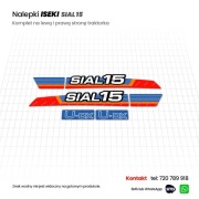 Naklejki nalepki traktorka ISEKI SIAL15 / SIAL17