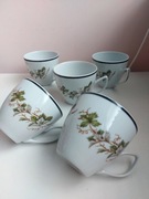 5 filiżanek Chodzież PRL