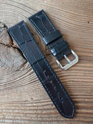 Pasek do zegarka 24 / 20 mm ręcznie robiony skóra naturalna handmade 