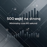 wejścia na stronę - 500 unikalnych wejść na stronę 60 sekund