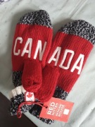 Rękawiczki CANADA Olimpijskie ORYGINAŁ Z METKAMI