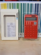 Orginalny kalkulator słoneczny Audi w pudełku sprawny 