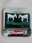 Poznań Koziołki poznańskie - magnes na lodówkę