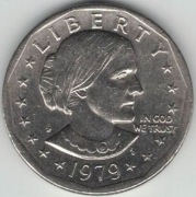 USA One dollar 1 dolar 1979 P - 26,5 mm
