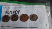 UGANDA zestaw monet