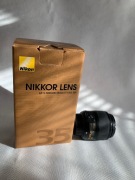 Obiektyw Nikkor Nikon 35mm f/1.8 AF-S FX G ED Nikon