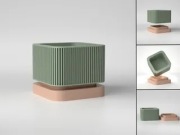 Wazon 3D "Spirala Elegancji" – nowoczesna rzeźba użytkowa