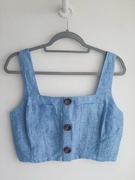 Top lato Bluzka damska Reiss XL 42 Len Nowy