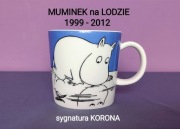 Muminki KUBEK Moomin Arabia Finland - MUMINEK NA LODZE 1999 - 2012 Korona 