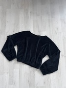 Szara bluza welurowa 36 S