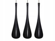 Zestaw 3 lamp wiszących VIBIA JAZZ - łezka czarna model 1337 (I)