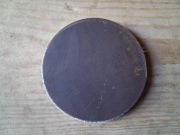 Formatka stalowa okrąg krążek fi 80mm gr. 10mm